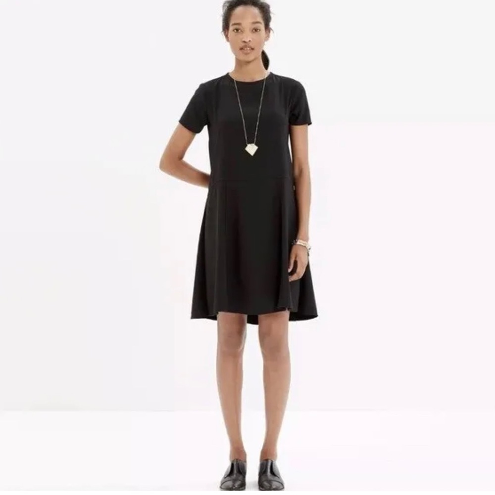 MADEWELL | Womens Tribune Dress Sz 0 Black B1226